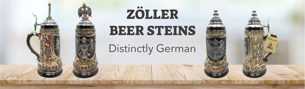 Free Shipping for Authentic German Beer Steins Zöller Steins