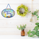 "Oma's Home" Decorative Oma Gift Idea Ceramic Door Sign