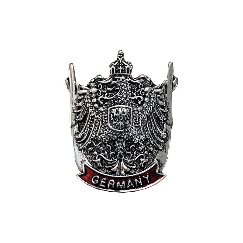 Oktoberfest Eagle Crest German Metal Hat Pin with "Germany" Banner