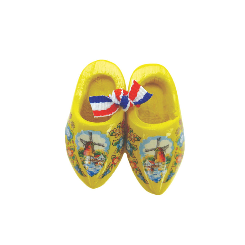 Wooden Shoes Magnetic Yellow