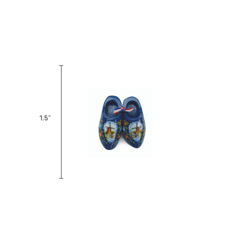 Wooden Shoes Magnetic Blue