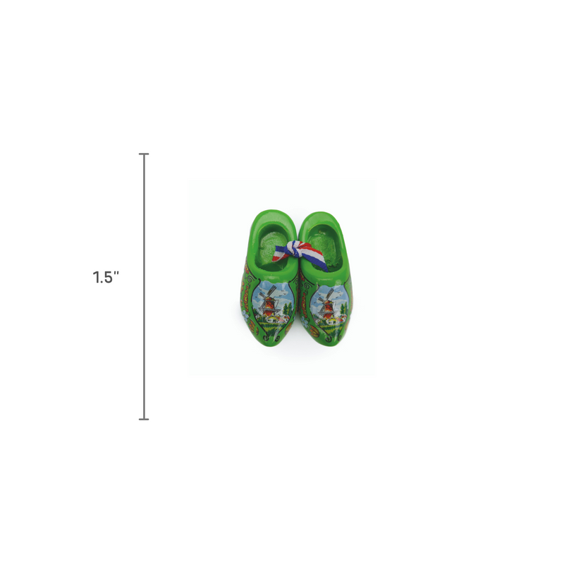 Wooden Shoes Magnetic Green