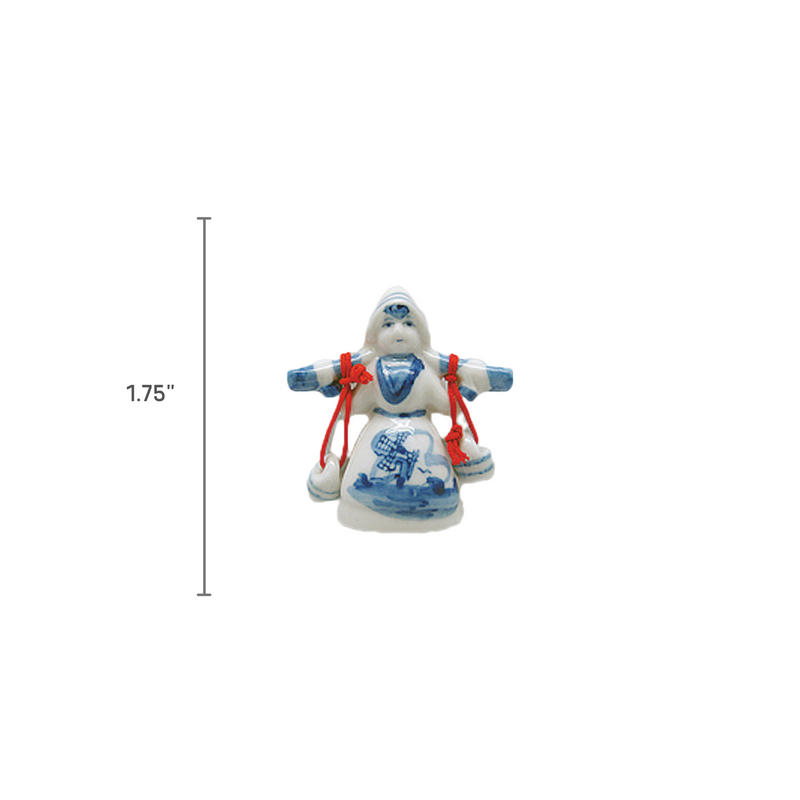 Dutch Magnetic Delft Girl with Buckets
