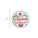 Magnet Plate with "Grandma Is the Greatest"