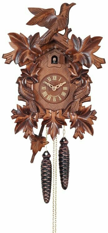 Musical Black Forest Cuckoo Clock With Dancers, Waterwheel, And Beer Drinker - 14 Inches Tall - GermanGiftOutlet.com
 - 22
