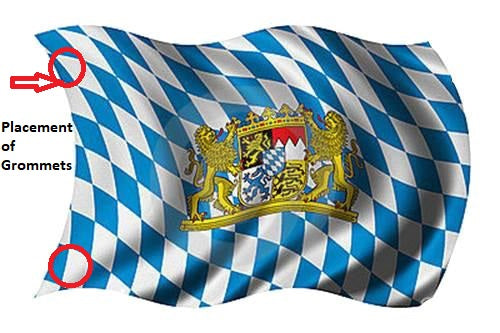 Bavarian Oktoberfest Party Flag