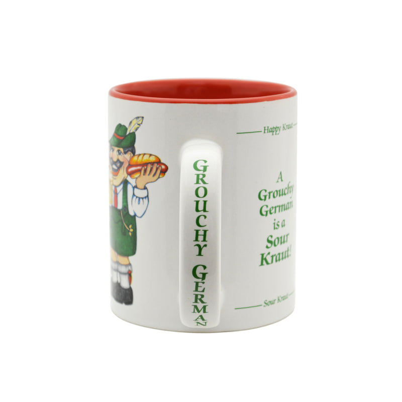 German Gift Idea Mug "A Grouchy German Is A Sour Kraut"