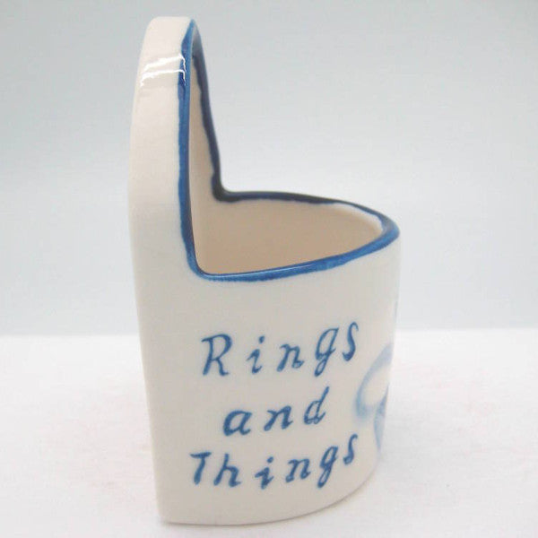 Blue and White Ring Box  inchesRings & Things inches - Ceramics, Decorations, Delft Blue, Dutch, Home & Garden, Jewelry Holders, L, PS-Party Favors, PS-Party Favors Dutch, Size, Small - 2