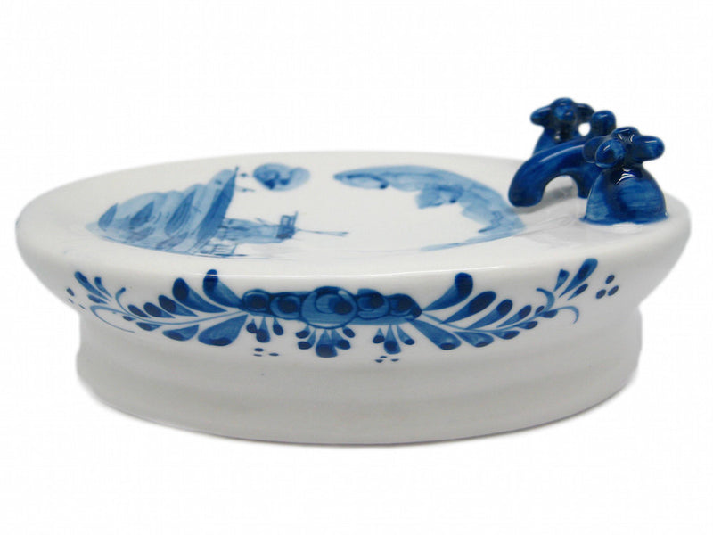 Porcelain Soap Dish Delft Blue - Delft Blue, Dutch, Home & Garden