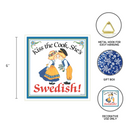 Kitchen Wall Plaques Kiss Swedish Cook