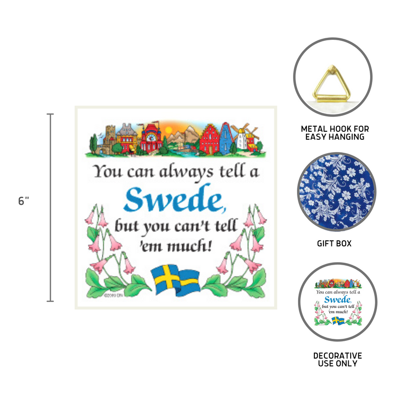 Kitchen Wall Plaques Tell A Swede