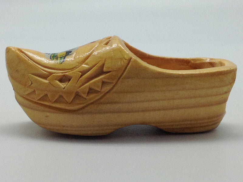 Wooden Shoe Carved Trim Napkin Ring Holder - Apparel-Costumes, Apparel-Handkerchiefs, Collectibles, Dutch, Home & Garden, Napkin Holders, PS-Party Favors Dutch, wood - 2 - 3 - 4