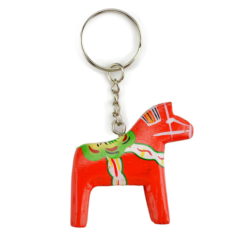 Red Key Ring Dalarna Horse
