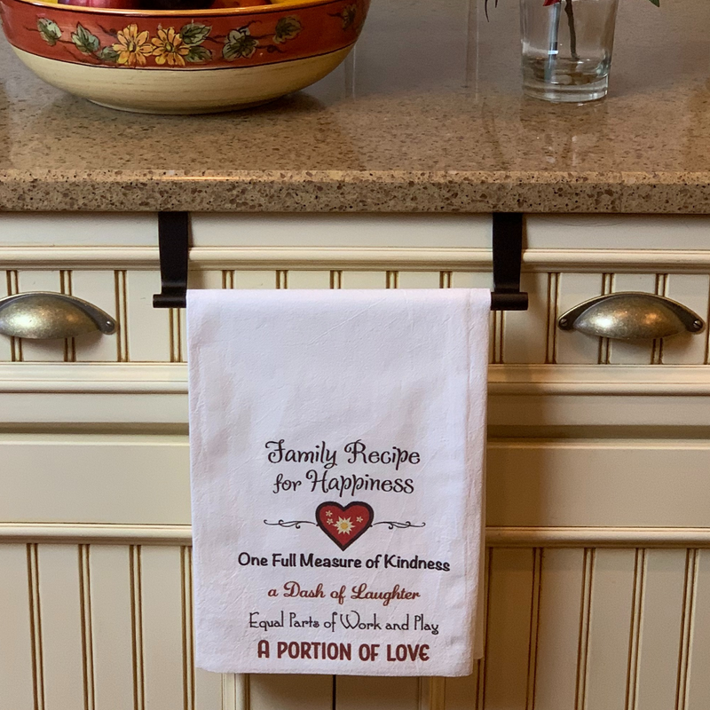 Family Recipe Decorative Print Towel