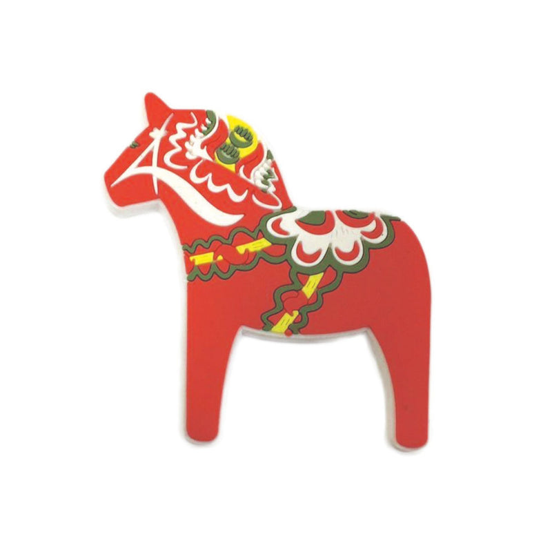 Red Dala Horse Swedish Kitchen Magnet