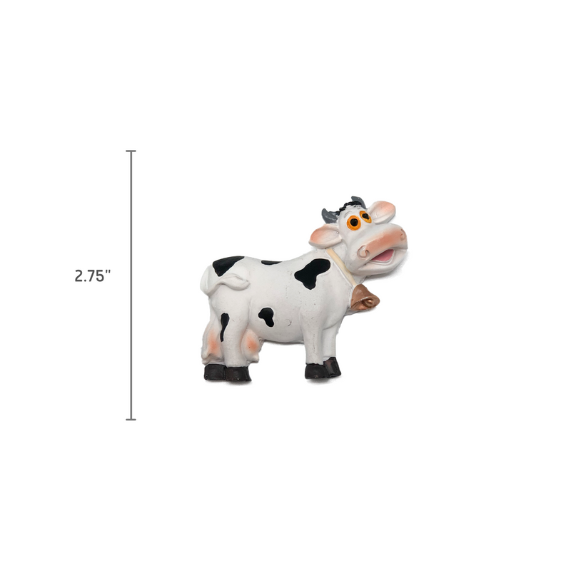 Novelty Cow Magnet made of Poly Resin