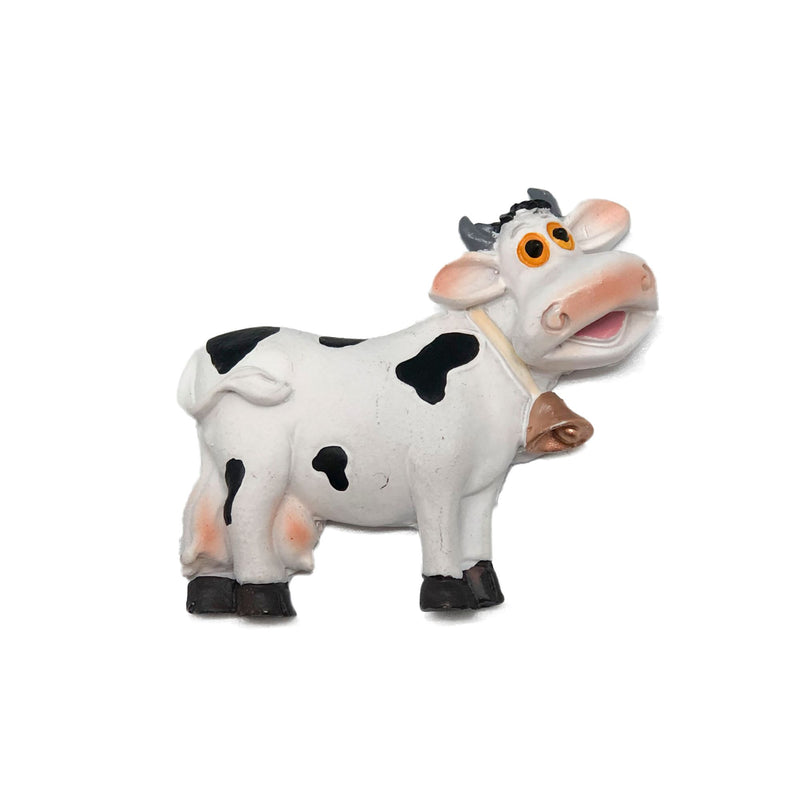 Novelty Cow Magnet made of Poly Resin