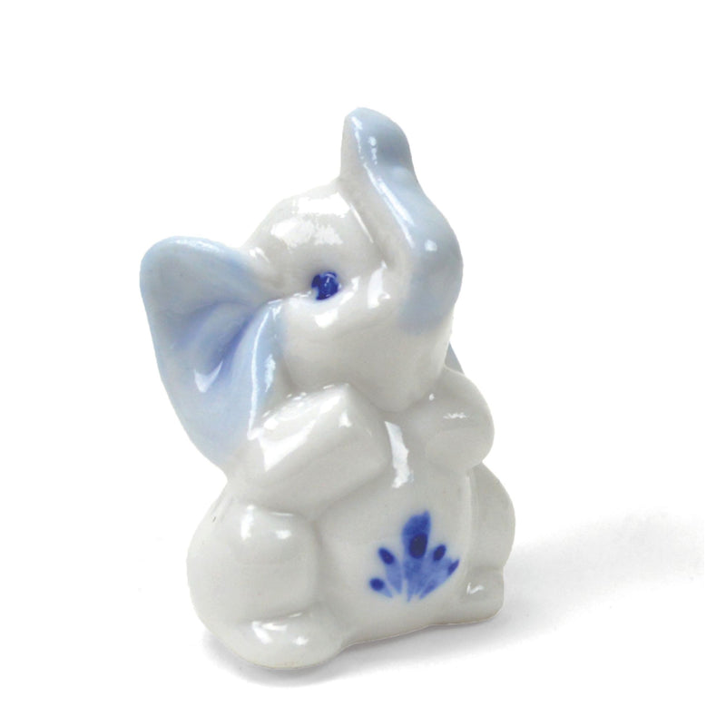 Delft Blue Elephant Miniature