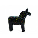 Blue Poly Resin Dala Horse Miniature