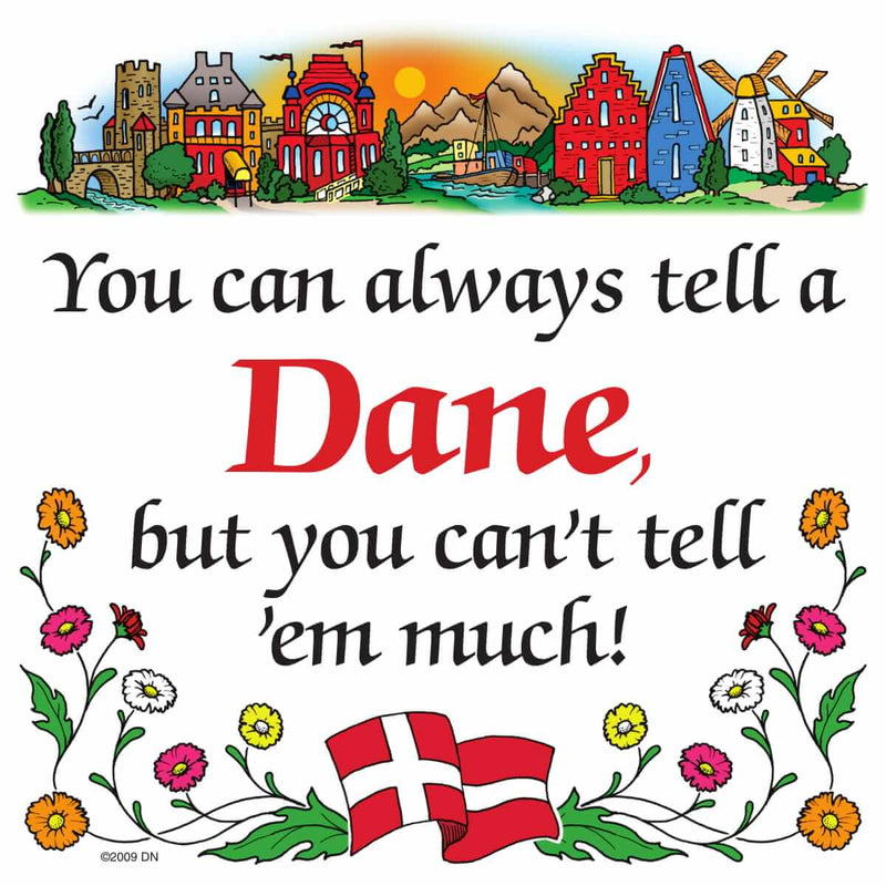 Danish Shop Magnet Tile Tell A Dane