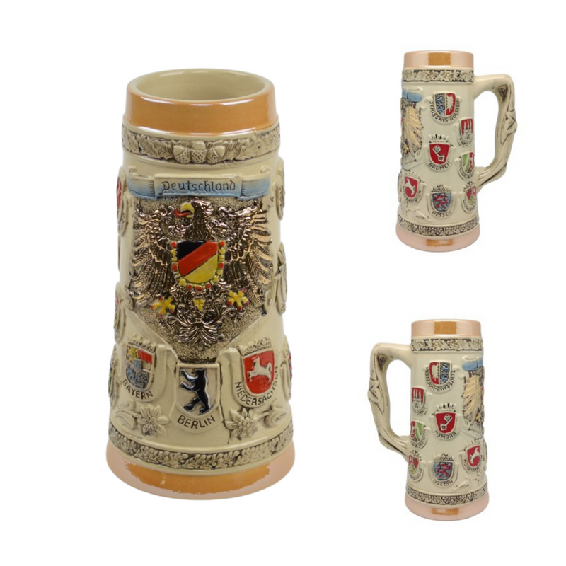 Germany Coat of Arms Ceramic Beer Stein