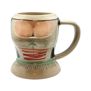 German Lady in Dirndl Ceramic Beer Stein