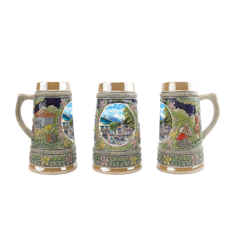 Mini Ludwig's Beer Stein Shot Glass - Alcohol, Barware, Ceramics, Collectibles, Drinkware, German, Germany, Home & Garden, Ludwigs Castle, Miniatures, Multi-Color, PS- Oktoberfest Party Favors, PS-Party Favors, Shot Glasses, Shots-Ceramic, Tableware, Top-GRMN-A - 6