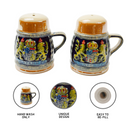 Bayern Coat of Arms Engraved German Beer Stein Salt & Pepper Set