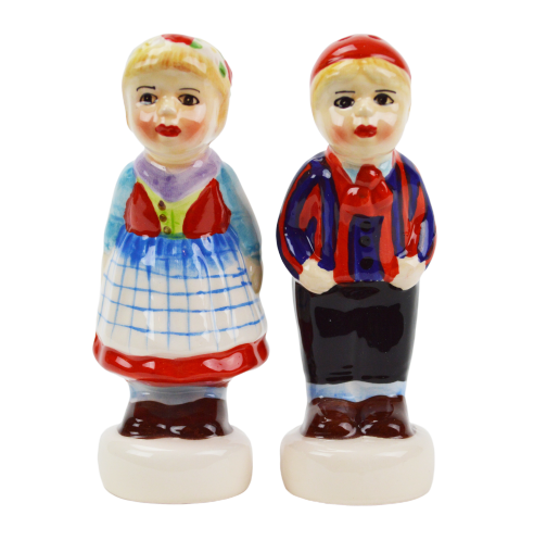 Cute Salt and Pepper Shakers Scandinavian Standing Couple