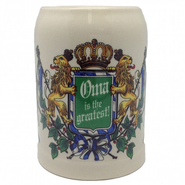 Stoneware German Beer Stein Gift For Oma