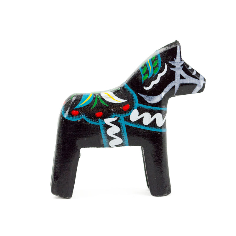 Black Dala Horse: Wood