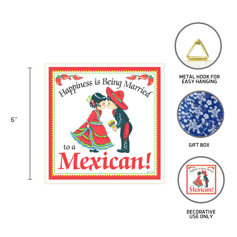 Plaque Happiness Mexican wedding gifts ideas
