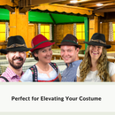 Traditional German Edelweiss Highlands 100% Tan Wool Hat