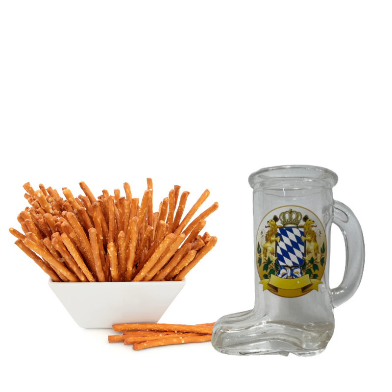 German Beer Boot Shot Glass Bayern Crest