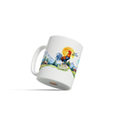 Guten Morgen/Good Morning in German Alpine Ceramic Coffee Mug| 12 oz