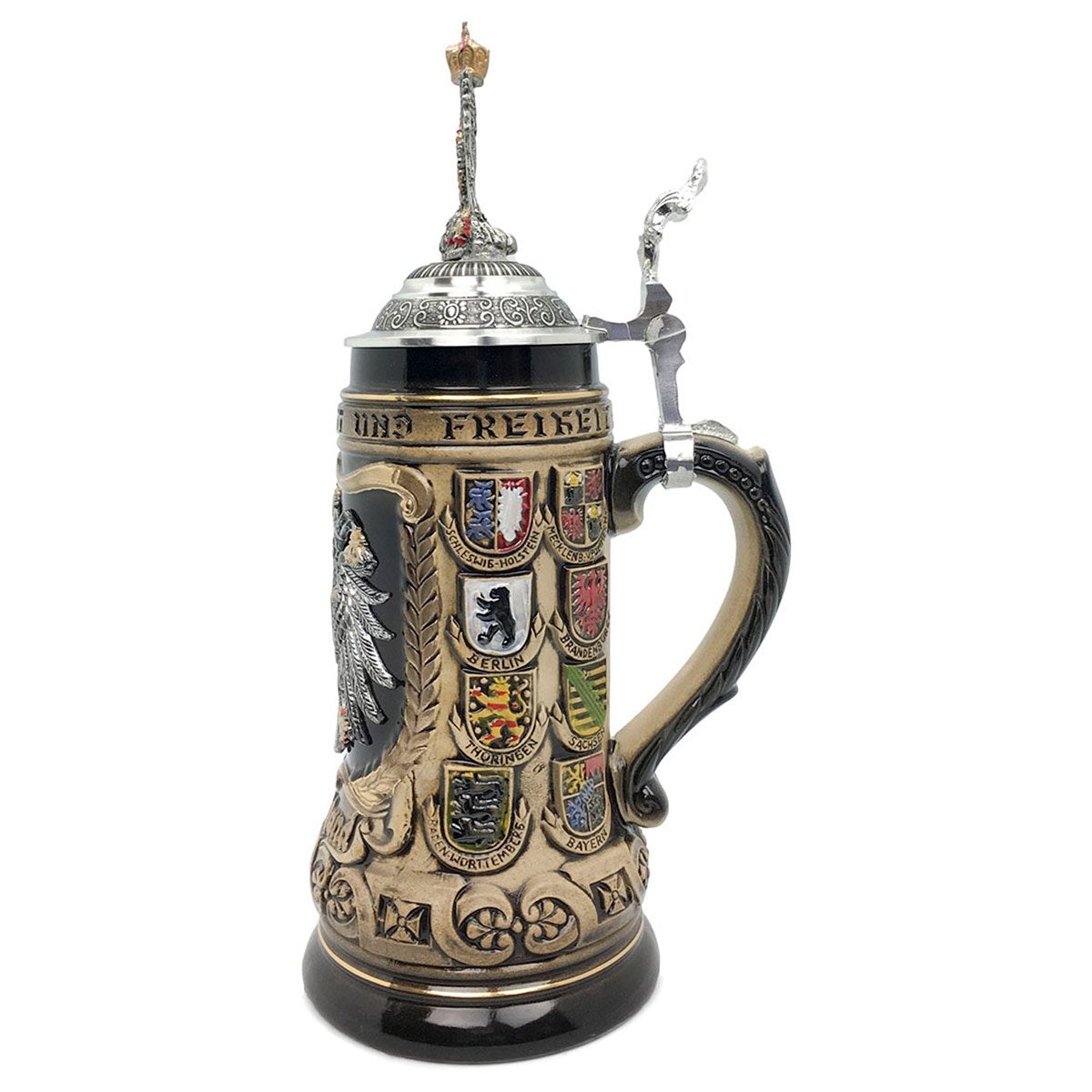 Eagle Medallion 5L Zoller & Born ビールジョッキ Deutschland Eagle Lid & Medallion .5L German Beer Stein