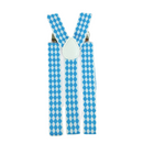 Oktoberfest Costume Suspenders Checkered