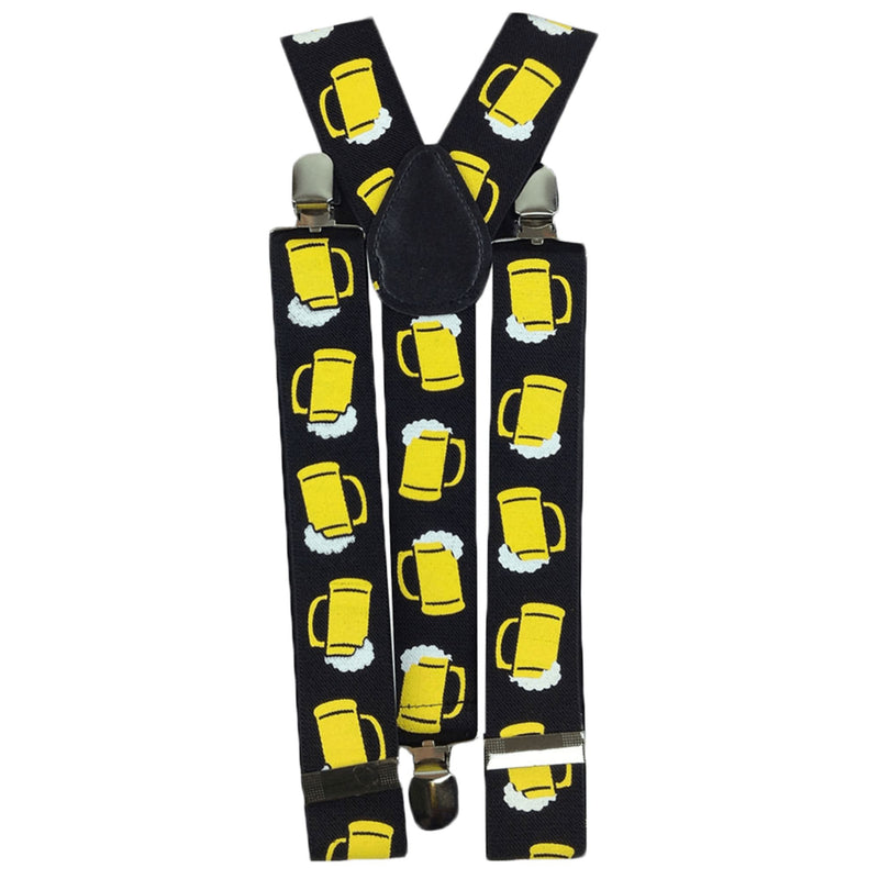 Oktoberfest Costume Suspenders Mugs