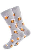 Oktoberfest Fun Party Socks German Beer Mugs Design