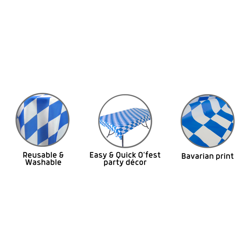 Oktoberfest Polyester Tablecloth Party Supply