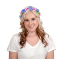 Princess Flowers Polyester Garland Costume & Wedding Headband with Streamers