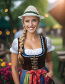 German Alpine Style Gray 100% Wool Oktoberfest Hat