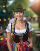 German Alpine Style Green 100% Wool Oktoberfest Hat