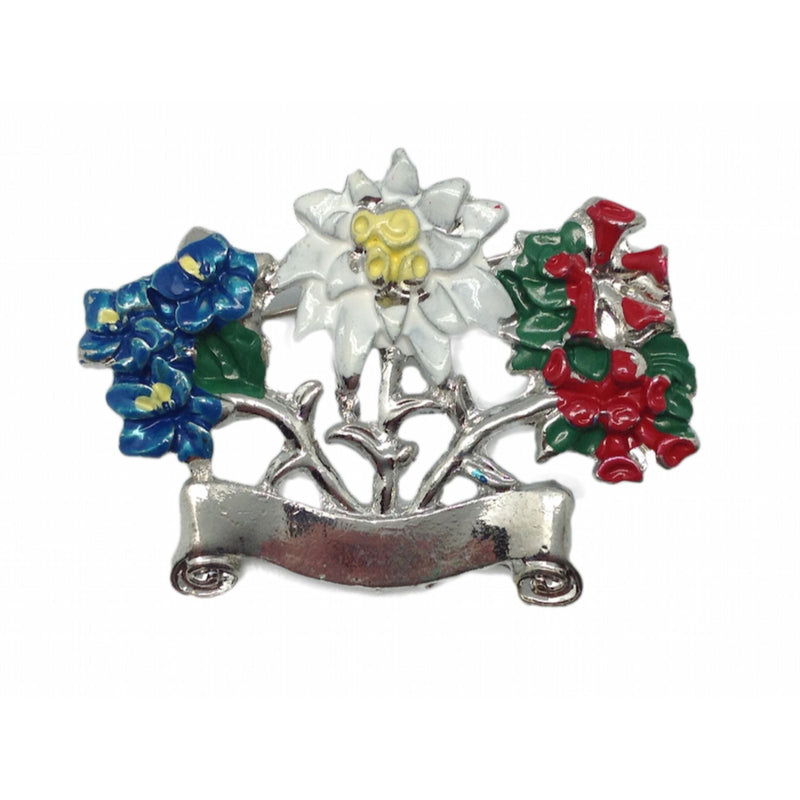 Alpine Flowers German Hat Pin