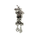Oktoberfest German Man Silver Hat Pin