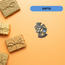 German Themed Hat Pins With Metal Regal Lion Coat of Arms, Traditional German Costume Men Accessory with "Oktoberfest" Banner By Oktoberfest Haus