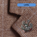 German Alpine Stag Collectible Metal Hat Pins with Metal Clasp For Men for German Costume By Oktoberfest Haus