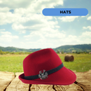 German Alpine Stag Collectible Metal Hat Pins with Metal Clasp For Men for German Costume By Oktoberfest Haus