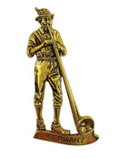 Alpen Horn Player Collectible Metal Hat Pins with Metal Clasp For Men with "Germany" Banner for German Costume By Oktoberfest Haus