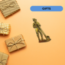 Alpen Horn Player Collectible Metal Hat Pins with Metal Clasp For Men with "Germany" Banner for German Costume By Oktoberfest Haus